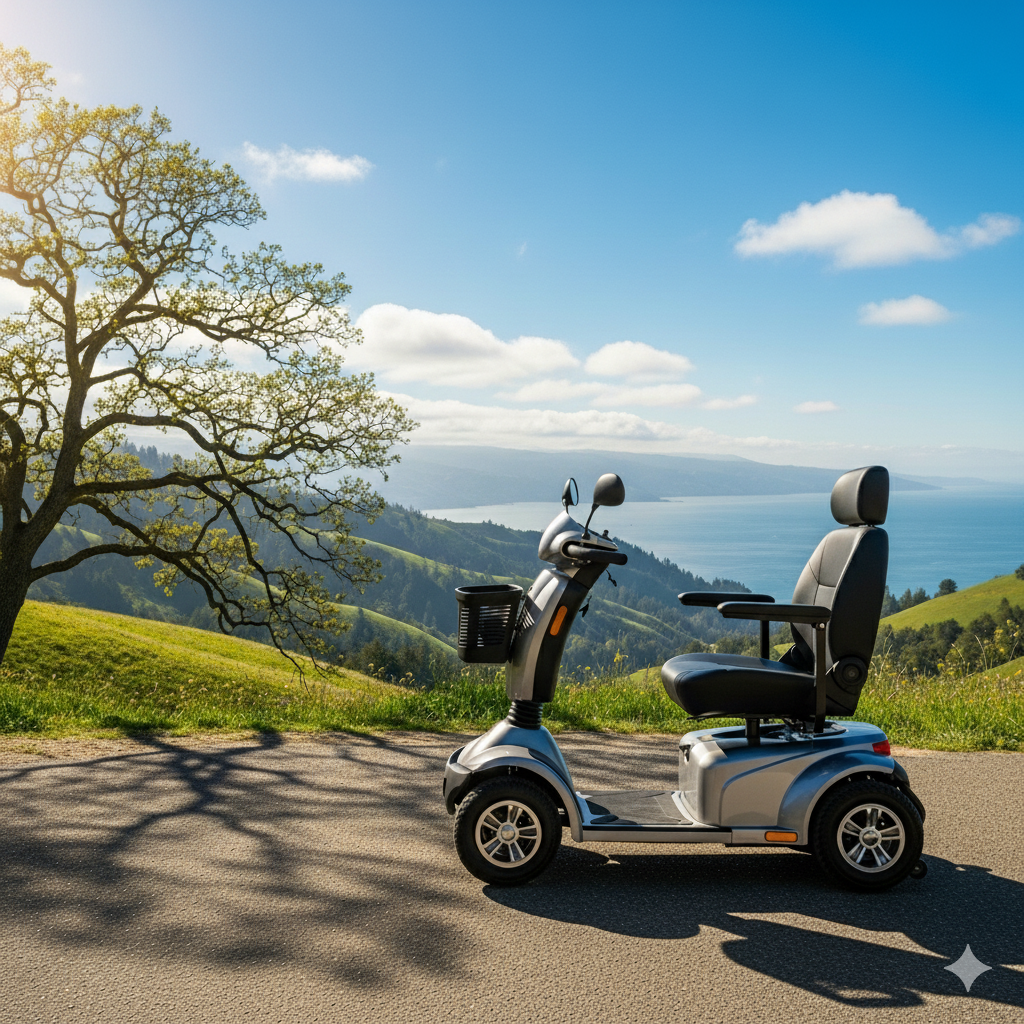All-Terrain Heavy-Duty Mobility Scooter (Rentals)